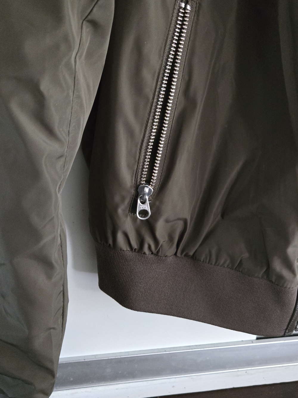 Mackage Aritzia Cara Khaki Bomber Jacket, Green Pilot Military Army Y2K - Picture 13 of 17
